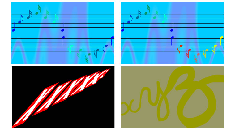 Rhythm (clockwise): Alternating 1, Alternating 2, Slow, Fast