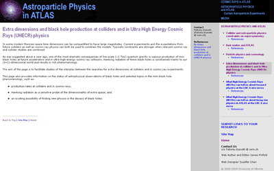 Launch Astrophysics in ATLAS site